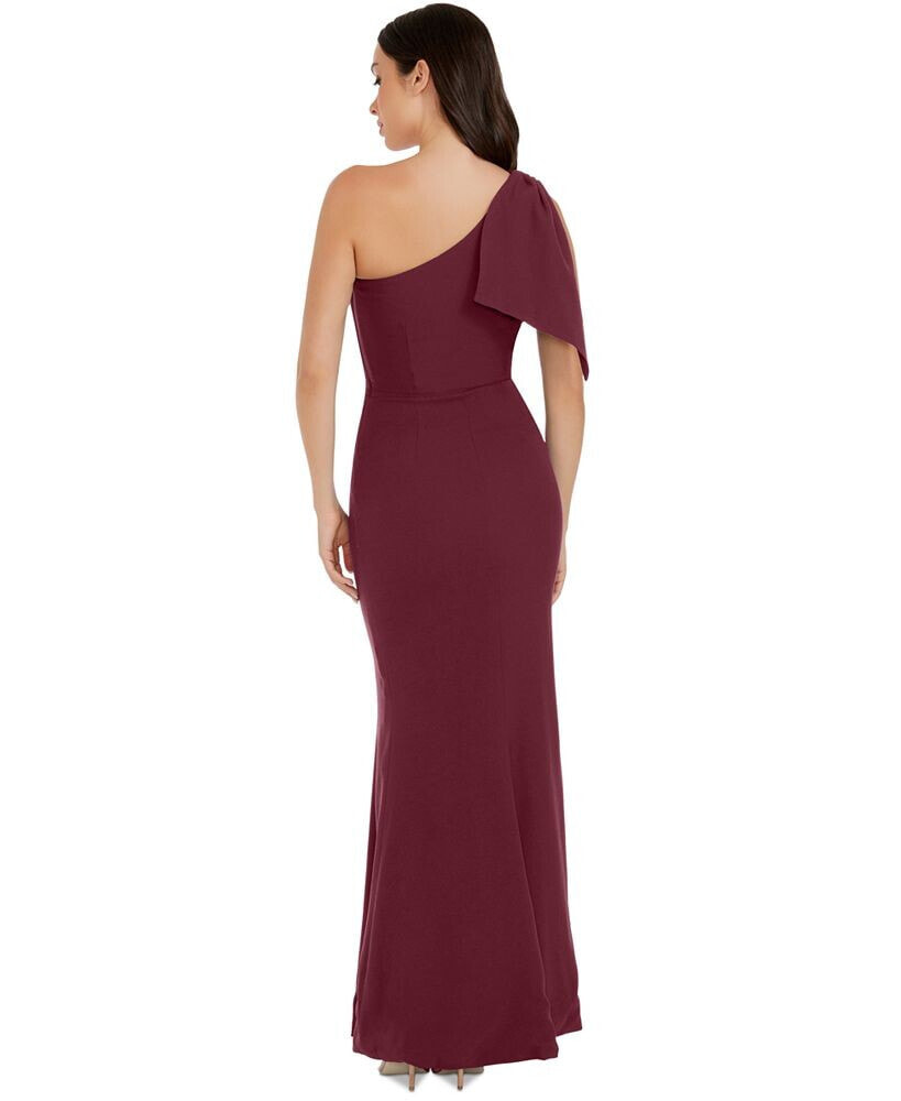 Dress the Population georgina One-Shoulder-Bow Gown