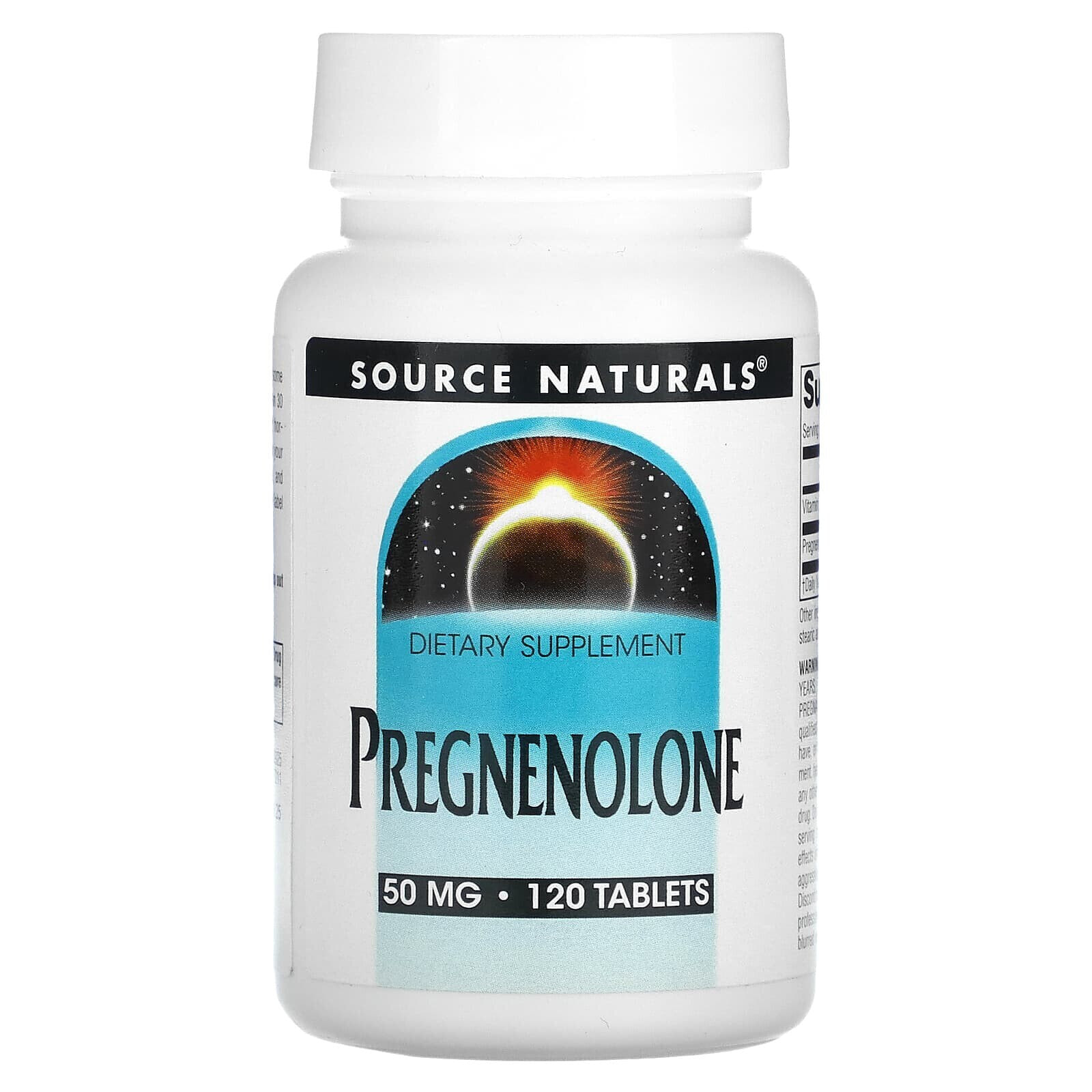 Pregnenolone, 50 mg, 120 Tablets