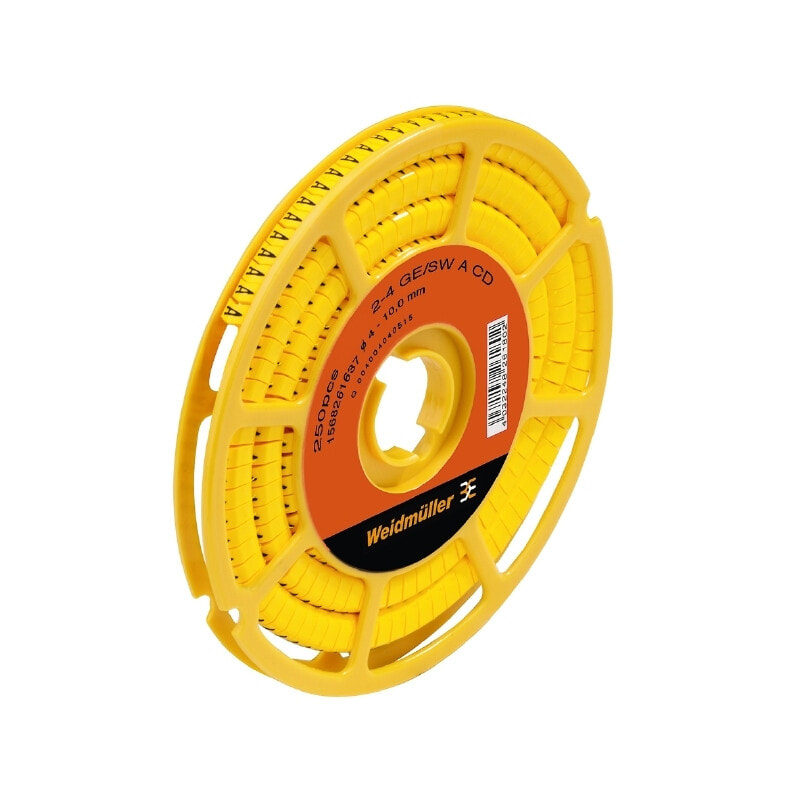 Weidmüller CLI C 2-4 GE/SW H CD кабельный зажим Желтый 250 шт 1568261651