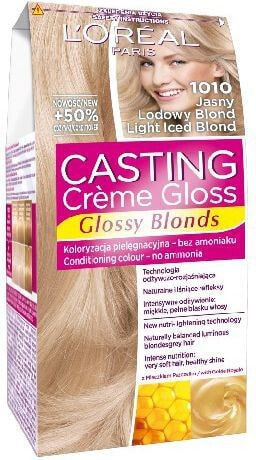 Loreal Paris Casting Creme Gloss 1010 Безаммиачная крем-краска для волос, оттенок очень светлый русый
