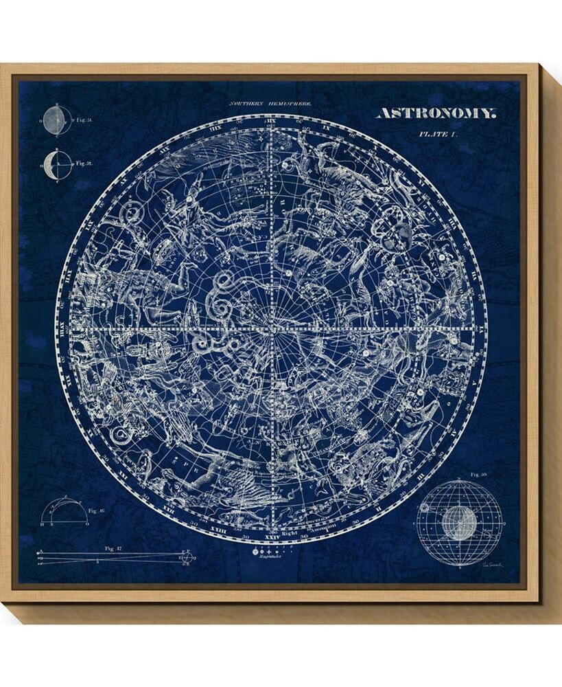 Amanti Art celestial Blueprint by Susan Schlabach Canvas Framed Art