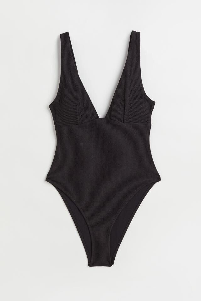 High Leg Ribbed Swimsuit H M 46