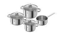 Zwilling Joy - Stainless steel - Aluminum - Stainless steel - Stainless steel - Stainless steel - Glass - Ceramic,Gas,Halogen,Induction,Sealed plate