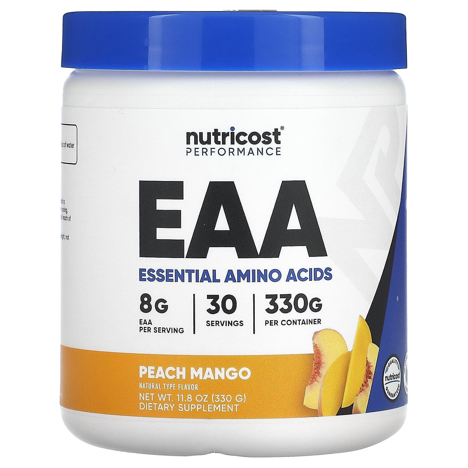 Nutricost, Performance, EAA, Unflavored, 8.9 oz (249 g)