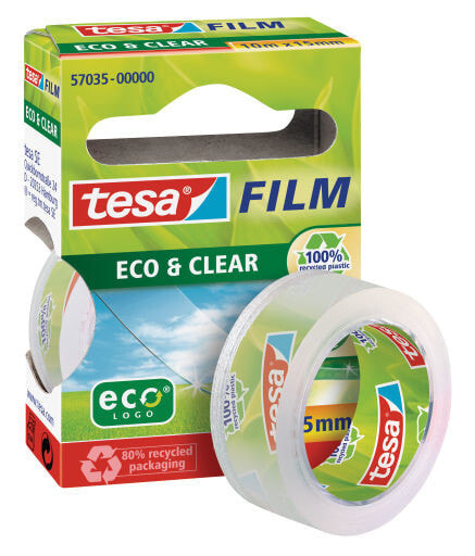 TESA eco&clear 15mm10m 10 m Прозрачный 1 шт 57035-00000-00