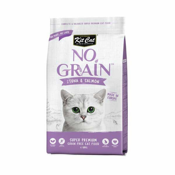 KITCAT No Grain Cat Food Tuna & Salmon Cat Food 1kgr