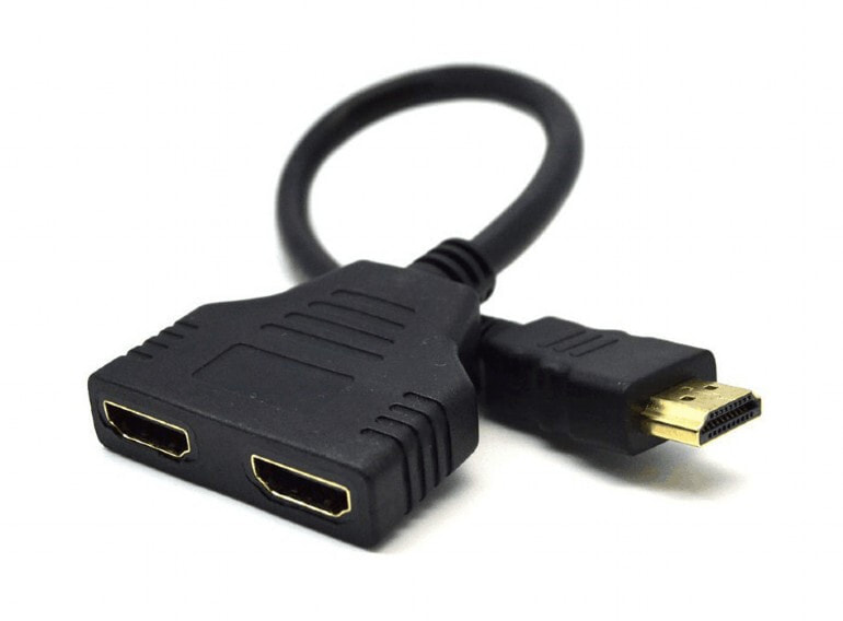 Gembird DSP-2PH4-04 HDMI кабель HDMI Тип A (Стандарт) 2 x HDMI Type A (Standard) Черный