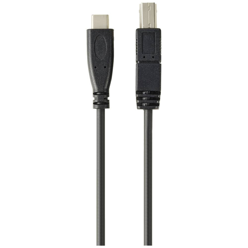 Renkforce USB-Kabel USB 3.2 Gen1 3.0 3.1 USB-C Stecker USB-B Stecker 1.80 m