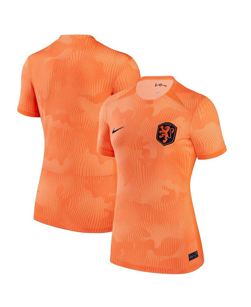 Nike women's Orange Netherlands Women's National Team 2023 Home Stadium Replica Jersey