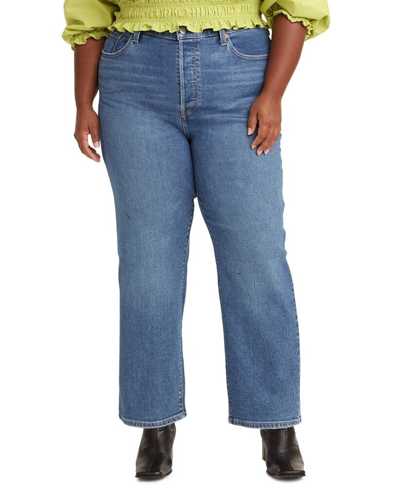 Levi's trendy Plus Ribcage Straight Ankle Jeans