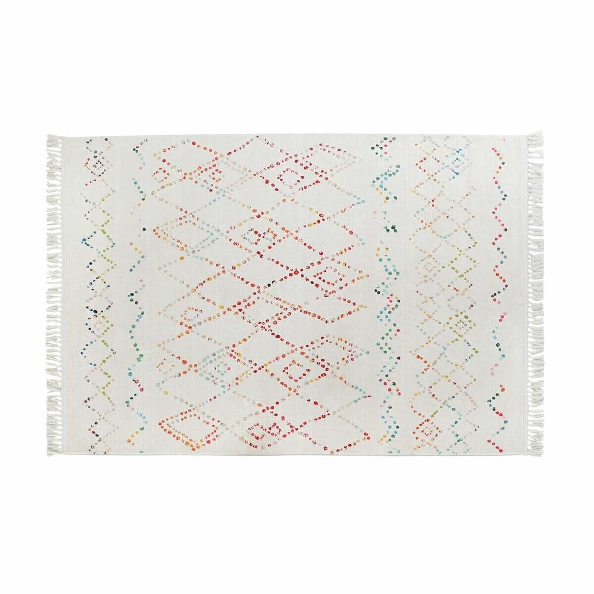 Carpet DKD Home Decor Multicolour Rhombus 160 x 230 x 0,7 cm