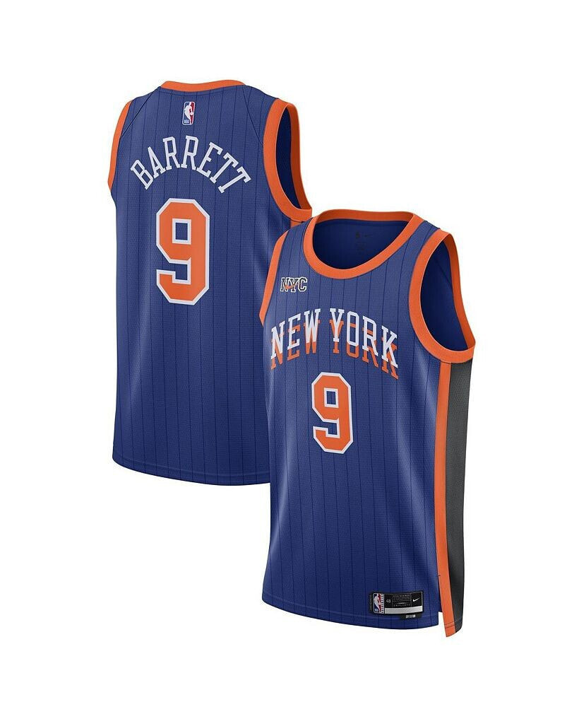 Nike men's and Women's RJ Barrett Blue New York Knicks 2023/24 Swingman Jersey - City Edition