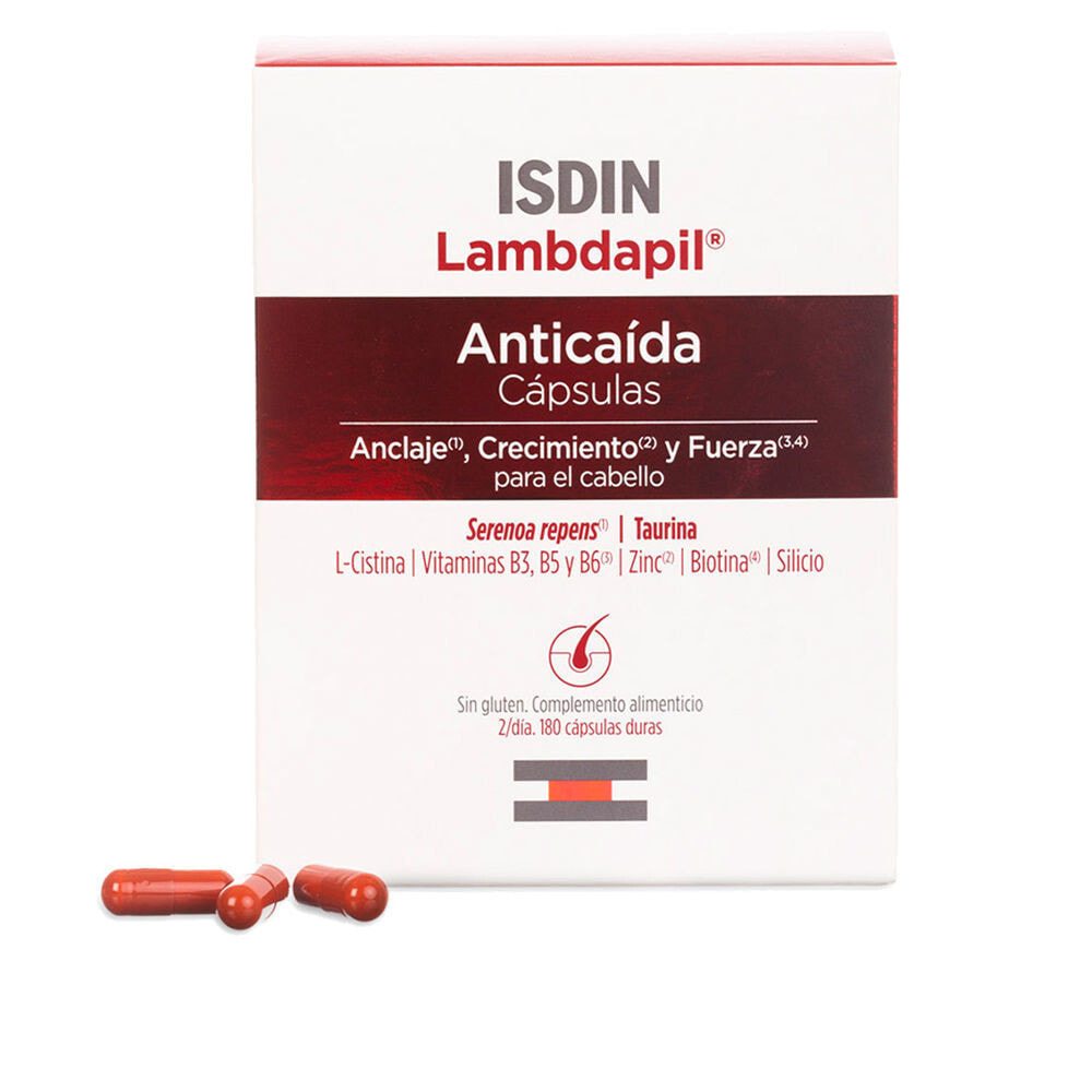 Витамины или БАД для волос и ногтей Isdin LAMBDAPIL anticaída 180 cápsulas