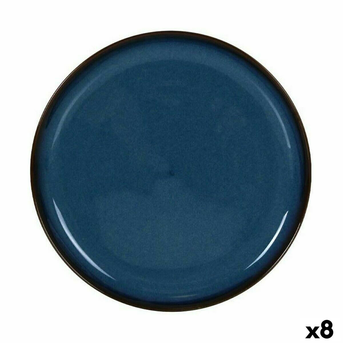 поднос для закусок La Mediterránea Chester Синий Круглая 24,3 x 2,5 cm (8 штук)