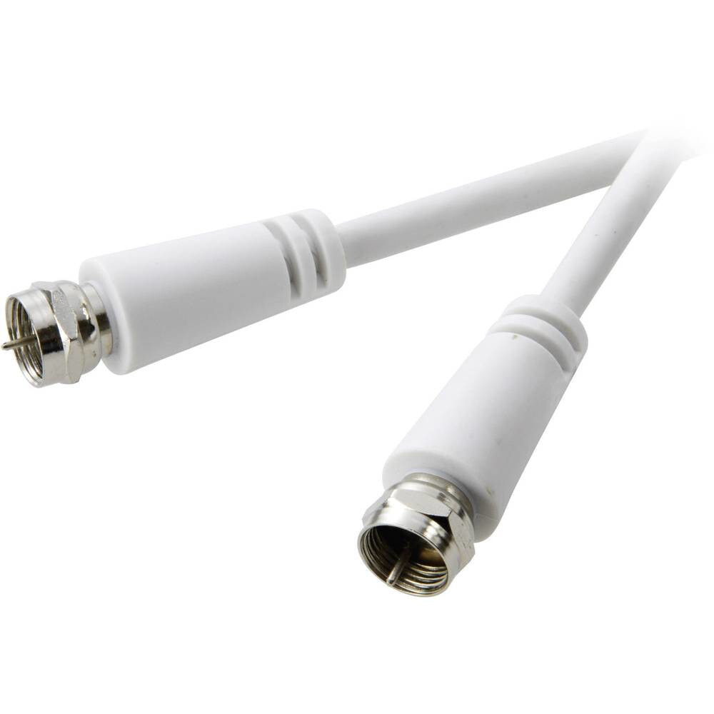 SpeaKa Professional SP-7870436 коаксиальный кабель 1,5 m F Белый