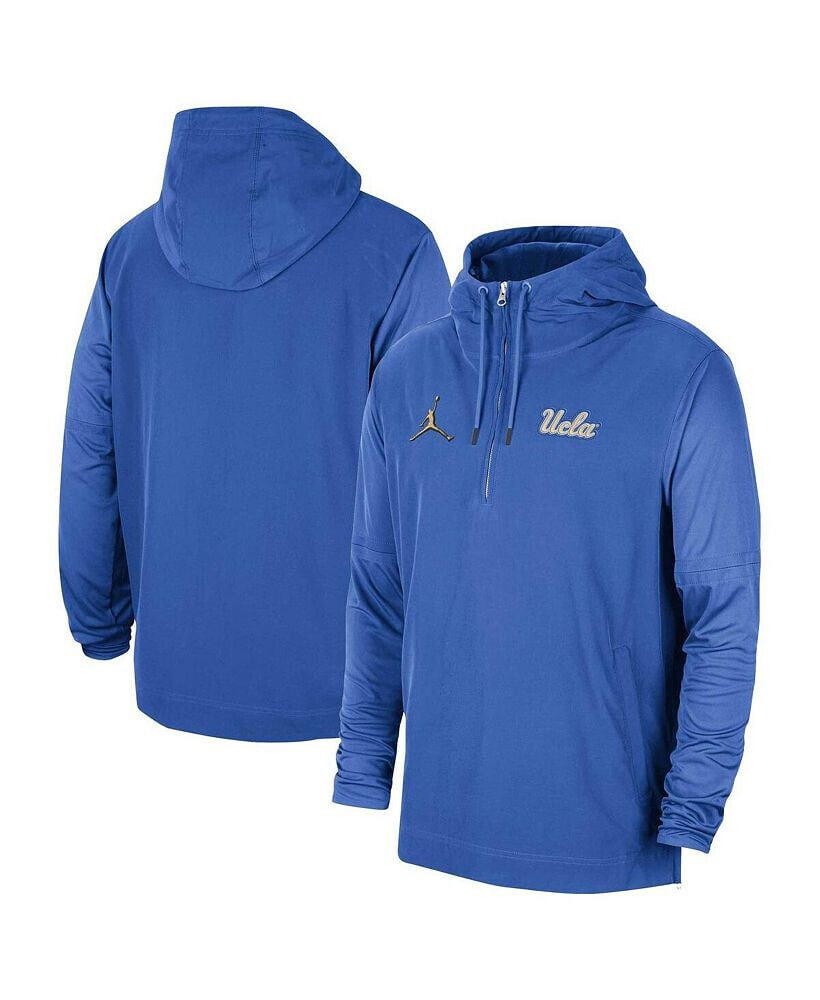 Jordan men's Brand Blue UCLA Bruins Player Half-Zip Jacket