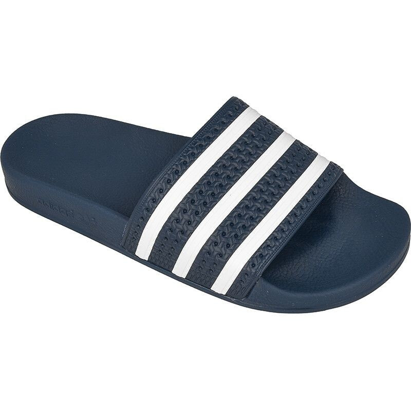 Мужские шлепанцы синие резиновые пляжные Adidas ORIGINALS Adilette M 288022 slippers