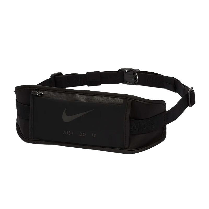 Мужская поясная сумка черная текстильная Nike Race Day N1000512-013 running belt