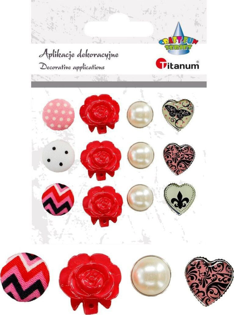 Titanum Dodatki Charm Deco scrapbooking 12szt CRAFT-FUN