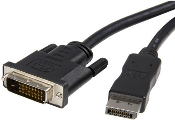 Techly ICOC-DSP-C-030 видео кабель адаптер 3 m DVI-D DisplayPort Черный
