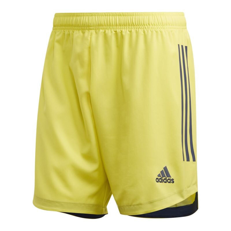 Мужские шорты спортивные желтые футбольные Adidas Condivo 20 M FI4578 shorts