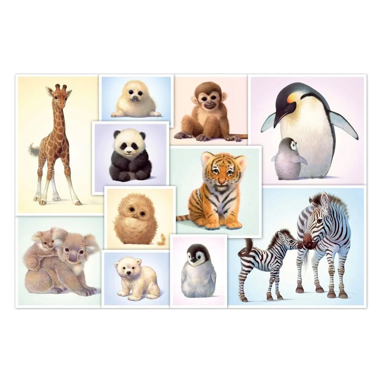 Puzzle Wildtierbabys 200 Teile