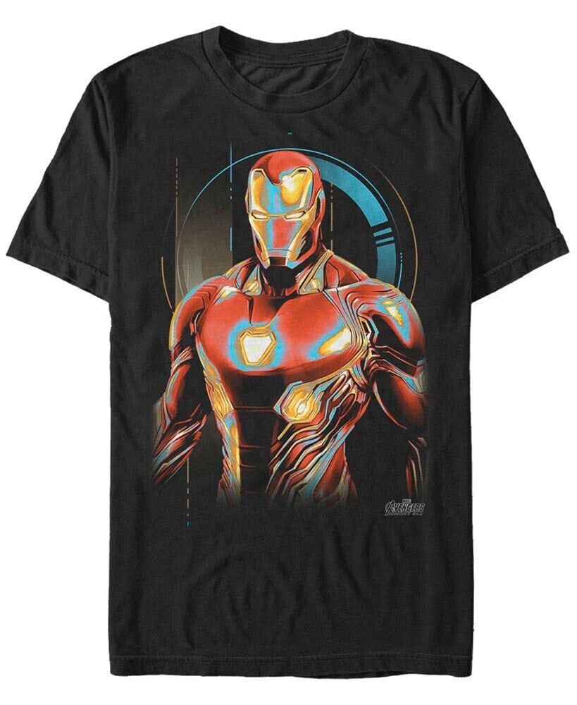 Fifth Sun marvel Men's Avengers Infinity War Ironman Glowing Short Sleeve T-Shirt