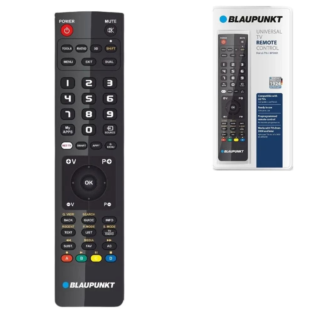 BLAUPUNKT BP3001 LG Compatible Remote Control