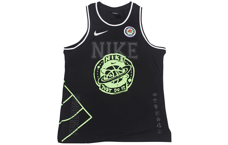 Nike DNA Summer Hoops 透气宽松直筒篮球背心 男款 黑色 / Футболка Nike DNA Summer Hoops CW4814-010