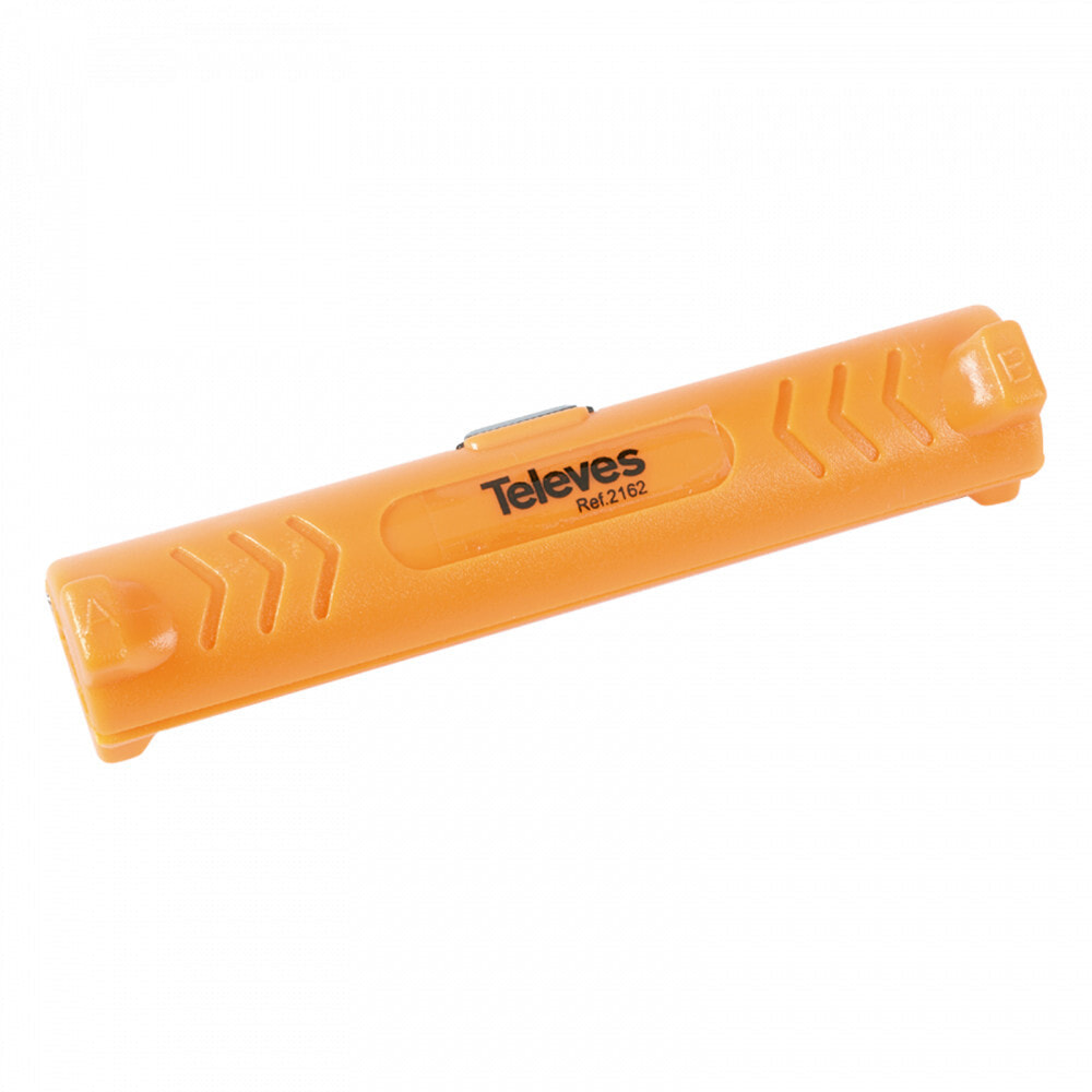 Televes 2162 инструмент для зачистки кабеля Оранжевый