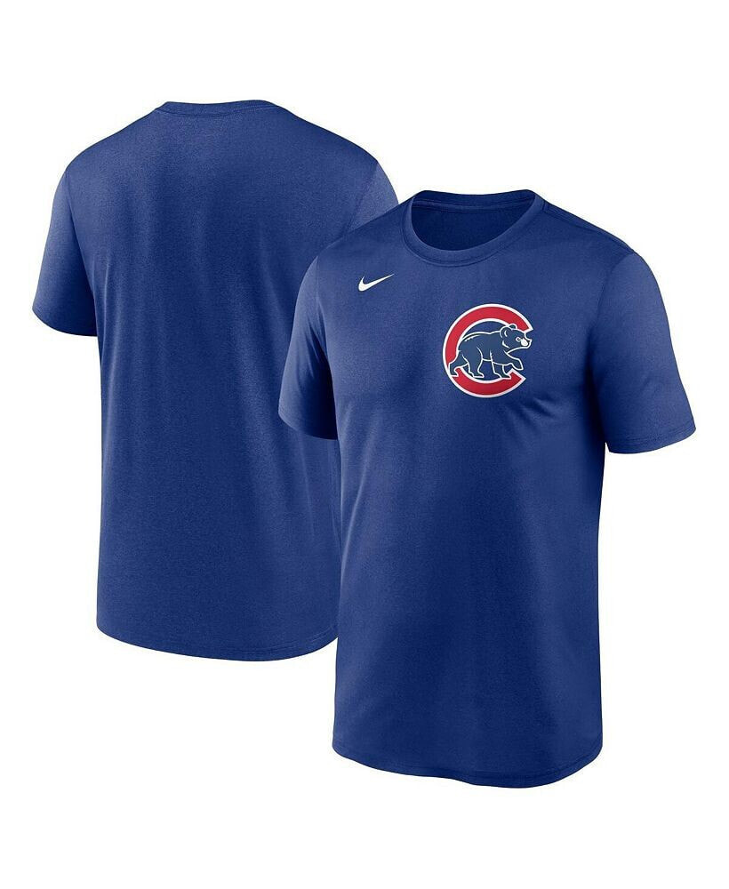 Nike men's Royal Chicago Cubs Fuse Legend T-shirt