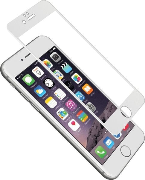 Cygnett Cygnett 9H Screen Protector with silicone boarder - IPhone 6 - Clear / White