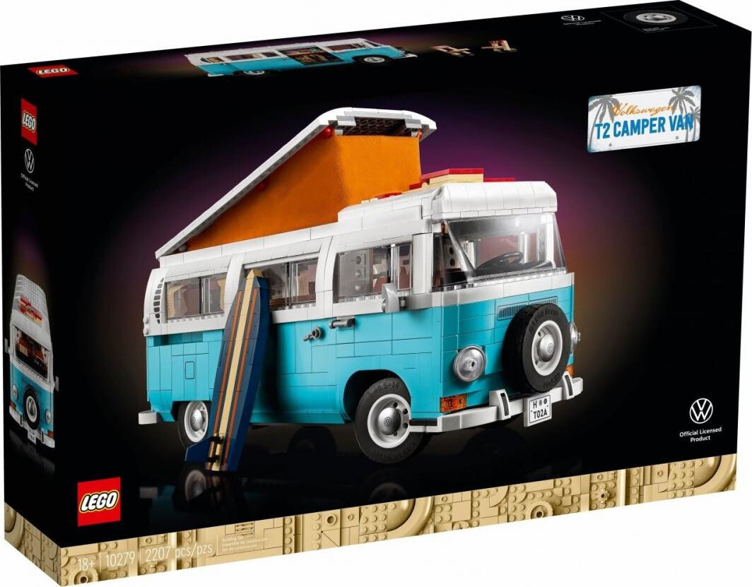 Конструктор LEGO Volkswagen T2 (10279) для детей. Lego купить от 29509  рублей в интернет-магазине MALL | Конструкторы LEGO Lego