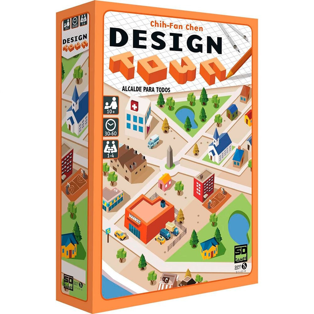 SD GAMES Design Town Card Board Game