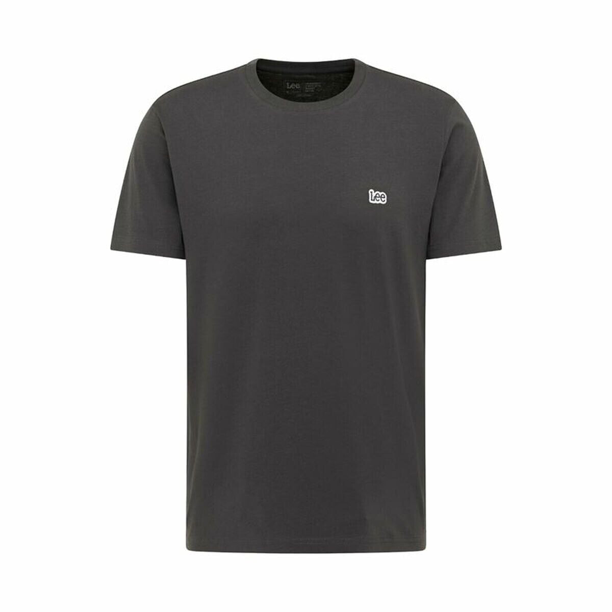 Men’s Short Sleeve T-Shirt Lee Patch Logo Grey