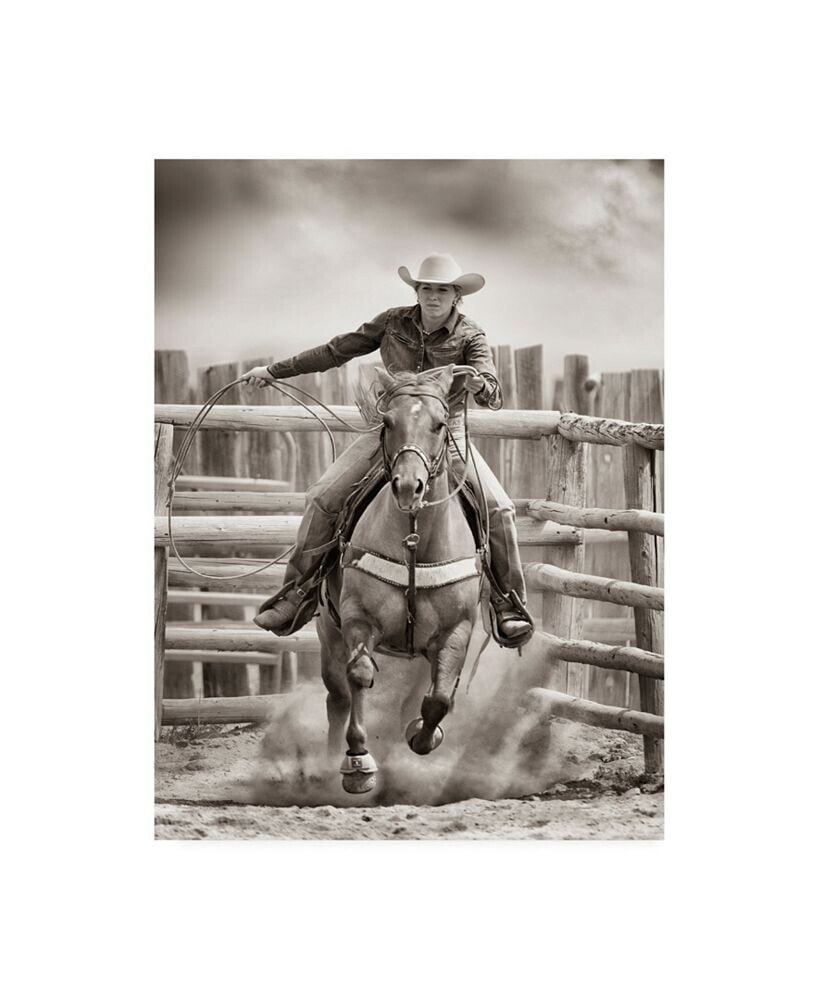 Trademark Global lisa Dearin Ride Em Cowgirl Canvas Art - 27