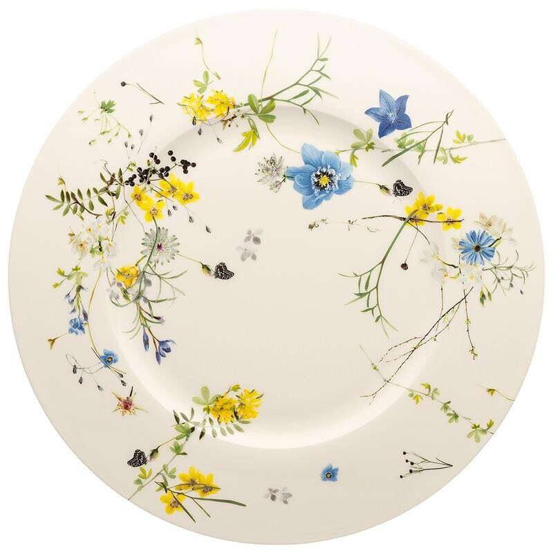 Rosenthal Brilliance Fleurs des Alpes Platzteller 33 cm Fahne