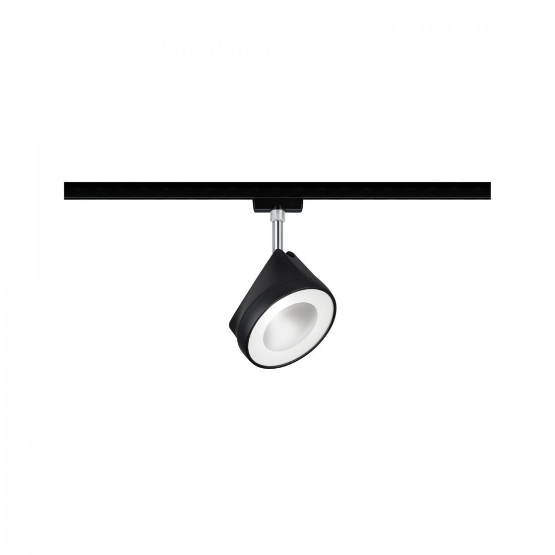 PAULMANN Arena - Rail lighting spot - Non-changeable bulb(s) - 3 bulb(s) - LED - 4000 K - Black - Chrome