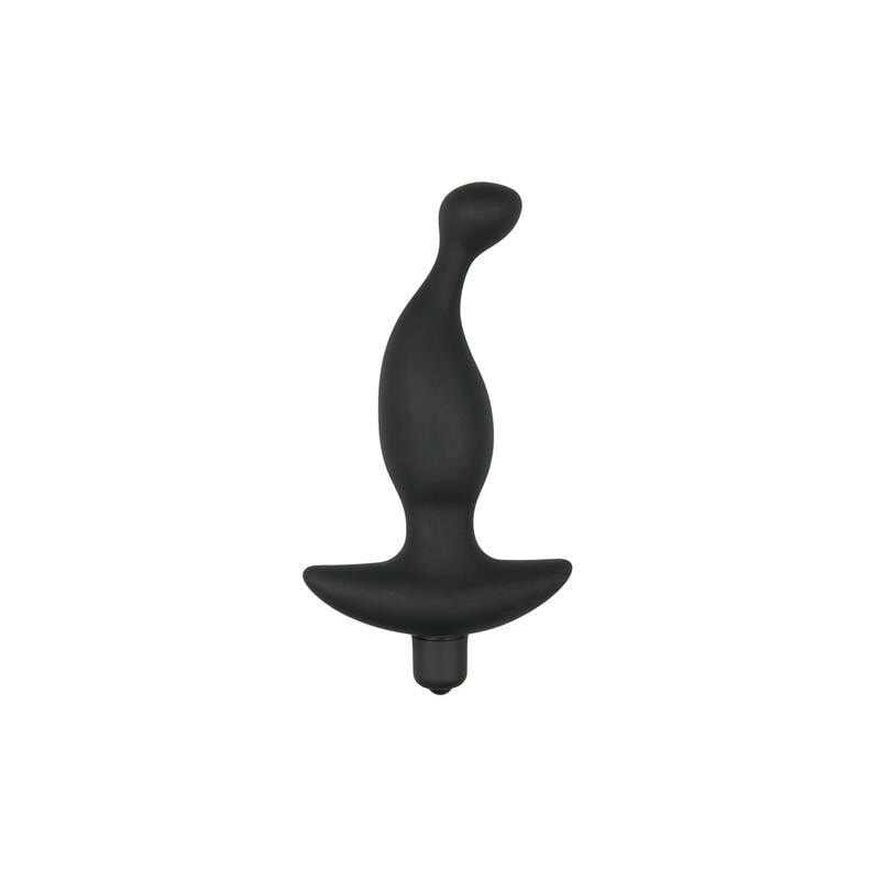 Плаг или анальная пробка EasyToys Black Silicone Prostate Vibrator