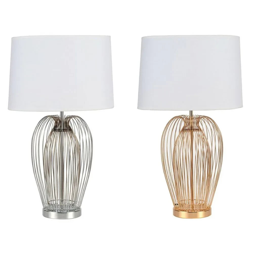 HOME DECOR Metal 35x35x63 cm Table Lamp 2 Units