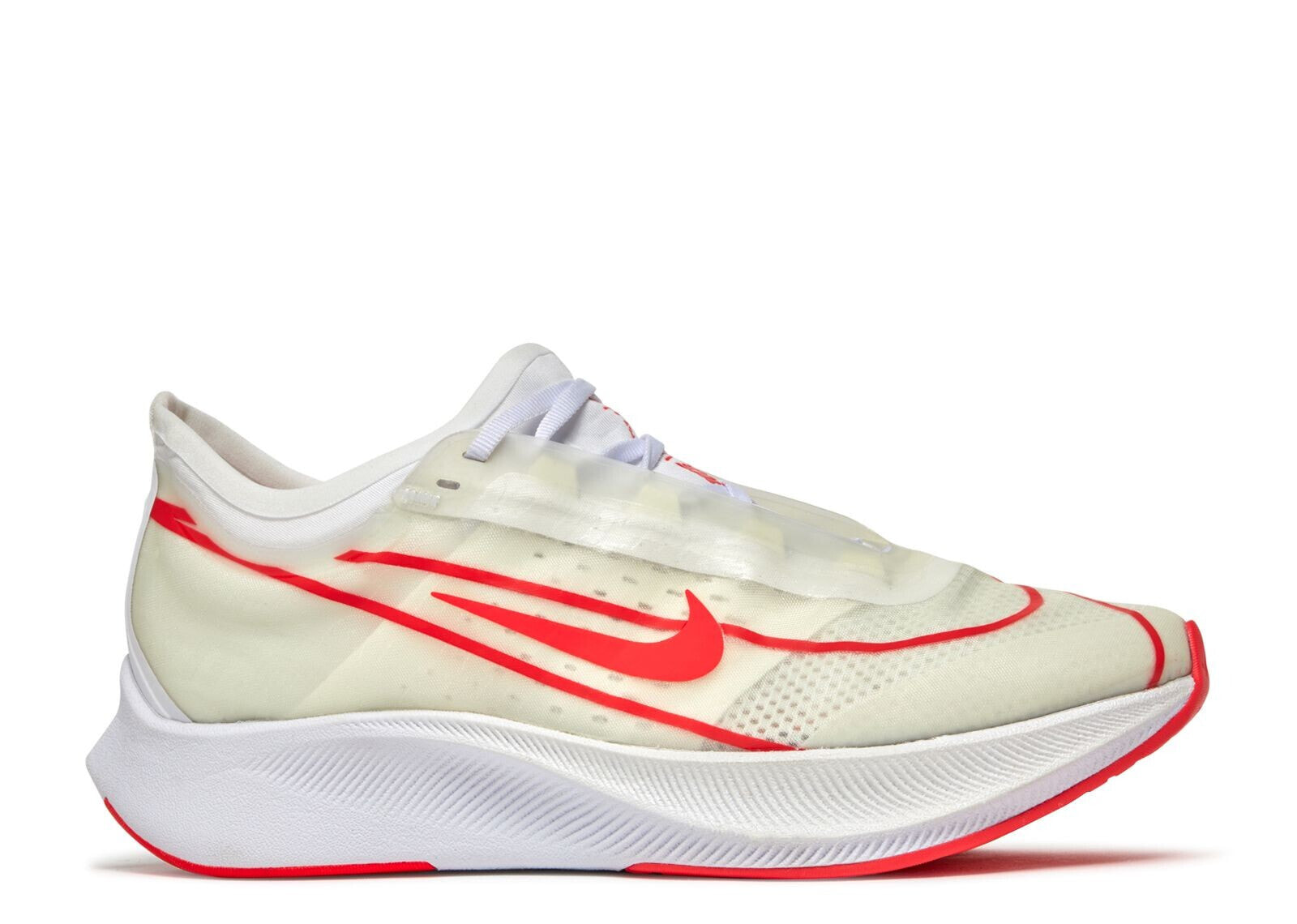 Wmns Zoom Fly 3 'White Laser Crimson'