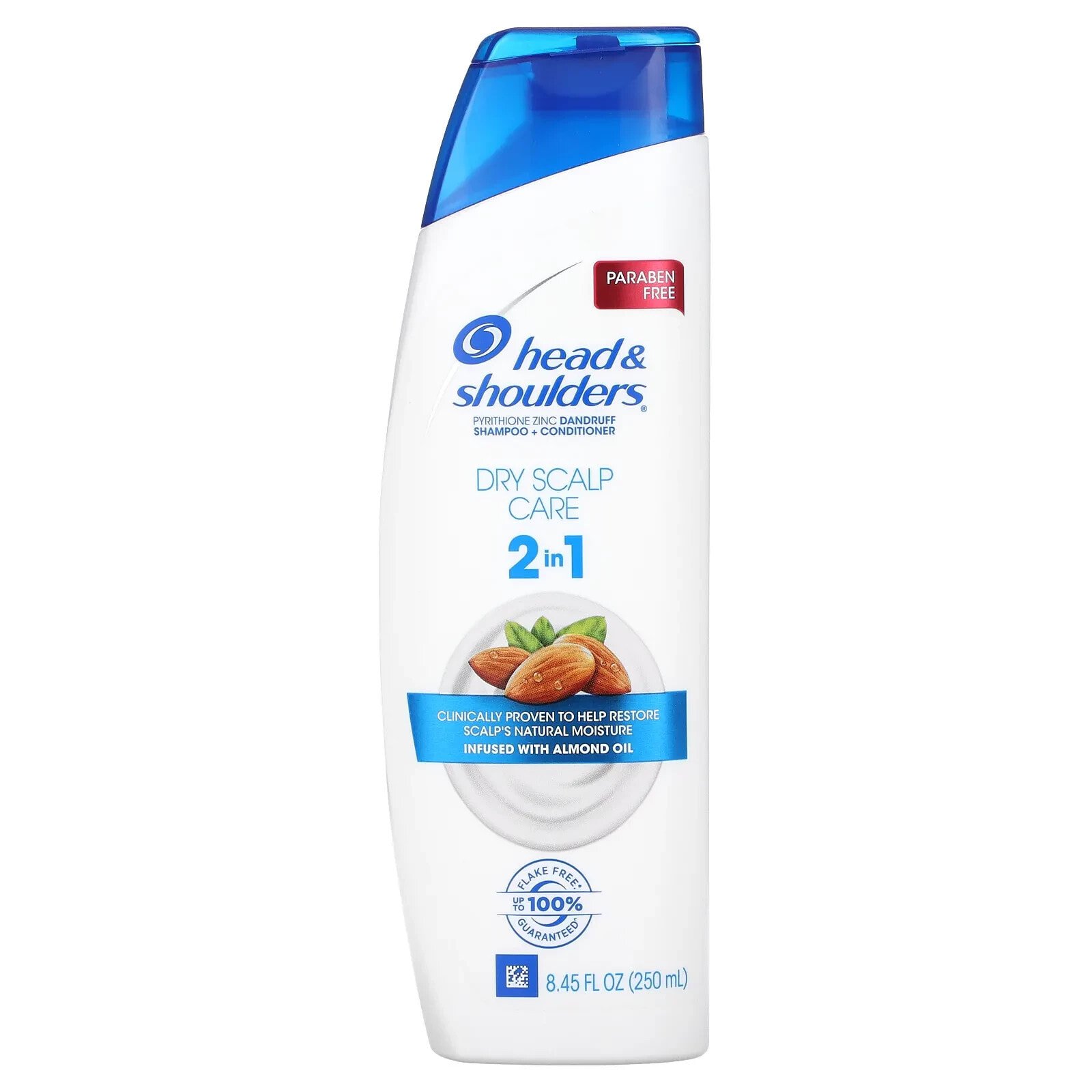 Head & Shoulders, Средство для защиты от зуда кожи головы, шампунь и кондиционер 2 в 1, с эвкалиптом, 250 мл (8,45 жидк. Унции)