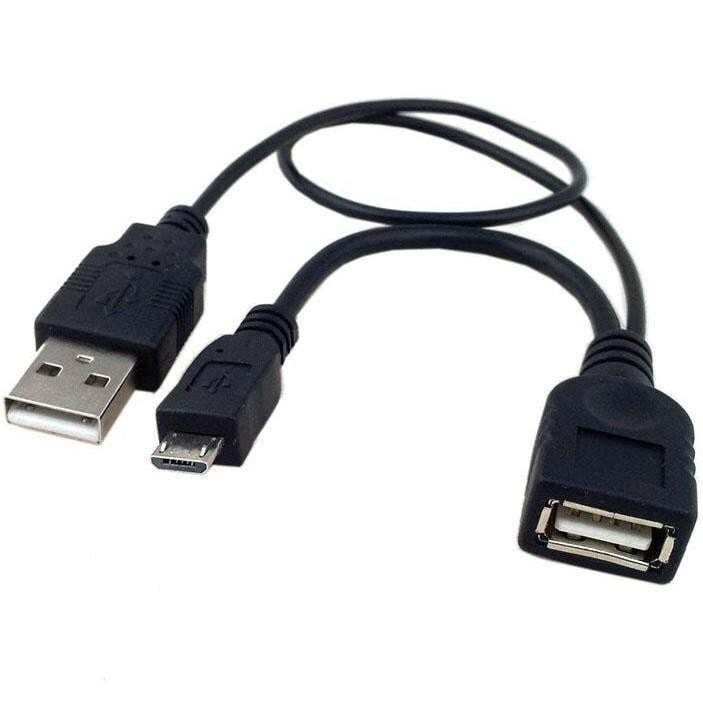 Techly ICOC MUSB-MC2 USB кабель 0,3 m 2.0 USB A USB A/Micro-USB B Черный ICOC-MUSB-MC2