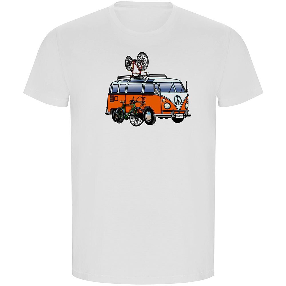 KRUSKIS Hippie Van Bike ECO Short Sleeve T-Shirt