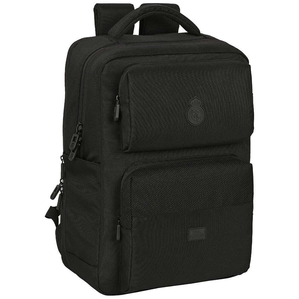 SAFTA Real Madrid Premium 2 Pockets 15.6´´+USB Laptop Backpack