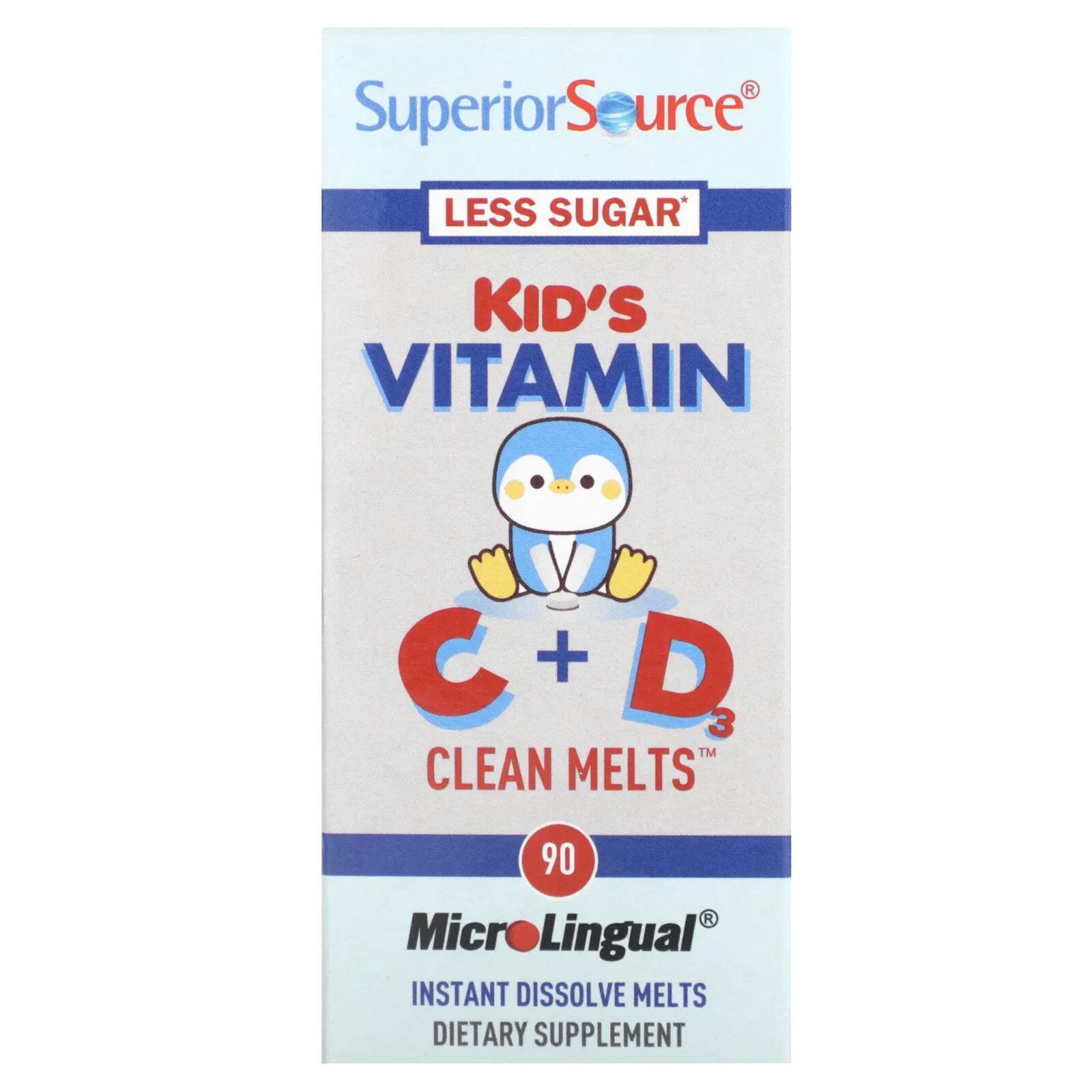 Superior Source, Детские витамины C и D, 90 растворимых ингредиентов