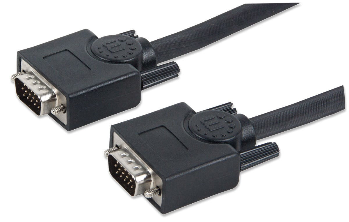 Manhattan SVGA Monitor Cable VGA кабель 30 m VGA (D-Sub) Черный 337342