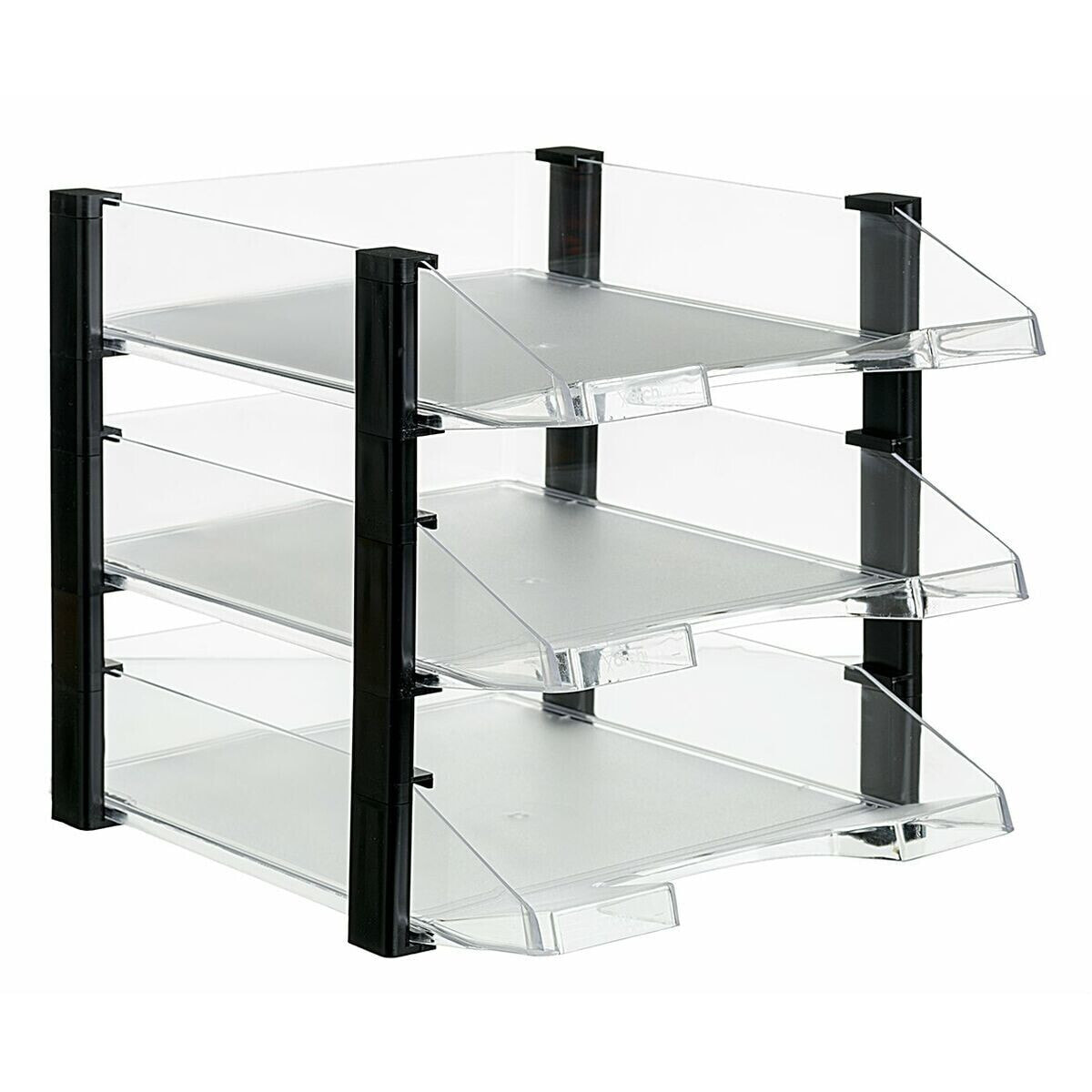 Set of organiser trays Archivo 2000 Transparent Din A4 35 x 28,5 x 28 cm