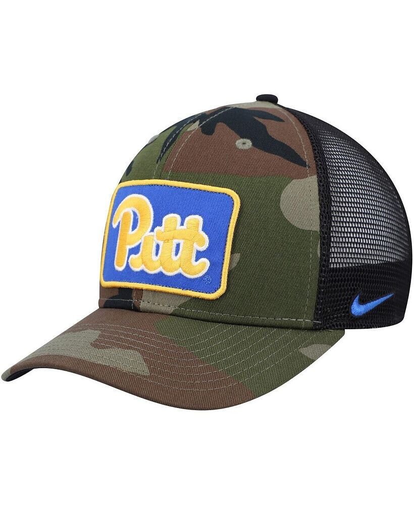 Nike men's Camo, Black Pitt Panthers Classic99 Trucker Snapback Hat