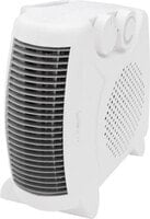 Clatronic HL 3379 - Fan electric space heater - Floor - White - Rotary - 2000 W - 1000 W